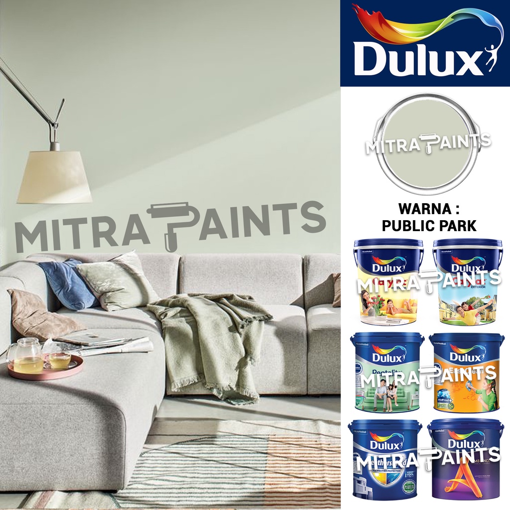 [INTERIOR EKSTERIOR] CAT TEMBOK DULUX WARNA PUBLIC PARK / CATYLAC PENTALITE EASY CLEAN WEATHERSHIELD