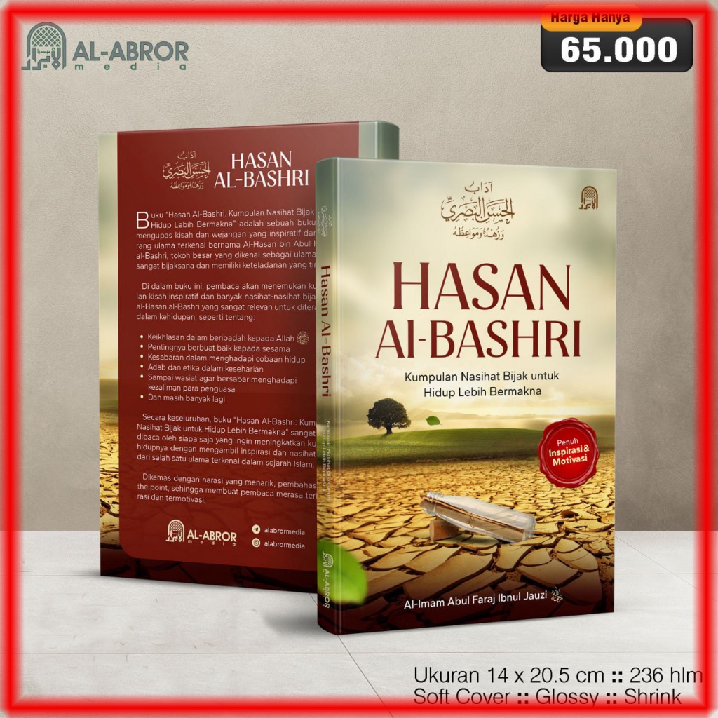 Buku Hasan Al Bashri Kumpulan Nasihat Bijak untuk Hidup Lebih Bermakna