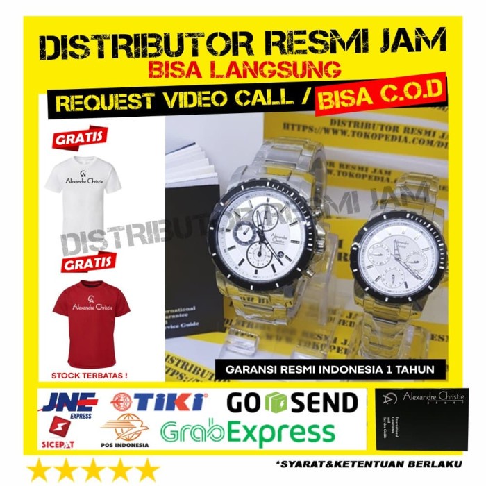 ALEXANDRE CHRISTIE PASANGAN couple 6141BF 6141MC 6141 ac6141 garansi r