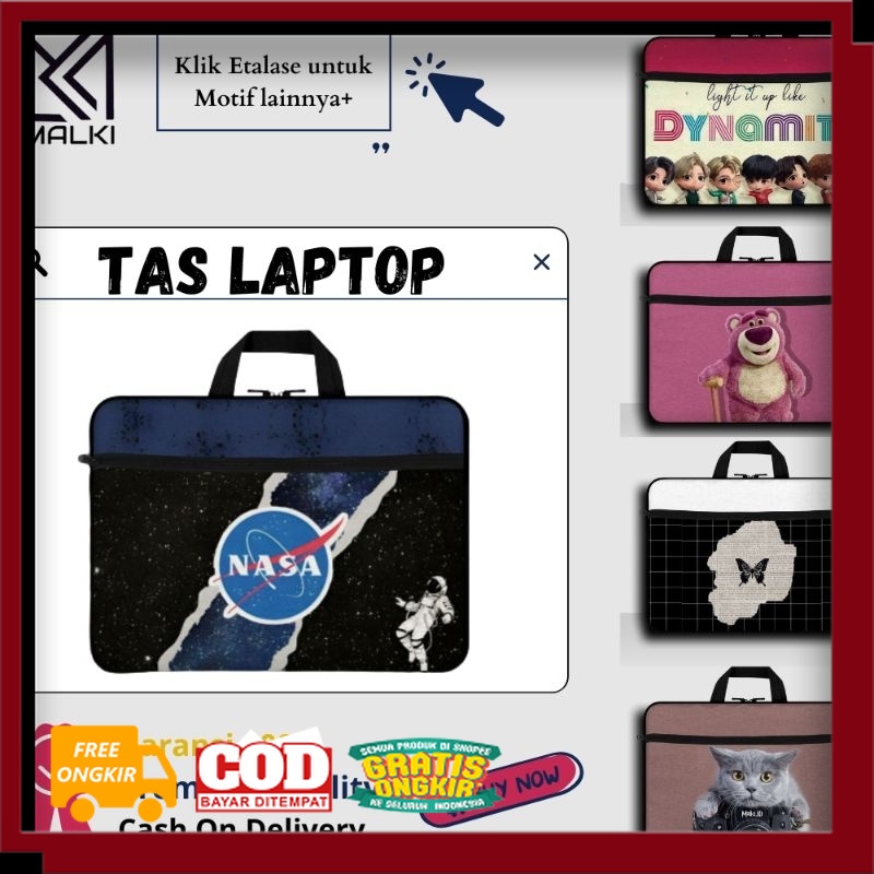 TAS WANITA KEREN IMPORT KEKINIAN MURAH MERIAH /Tas Jinjing Laptop Pria Wanita Tebal UK 12 13 14 15 I