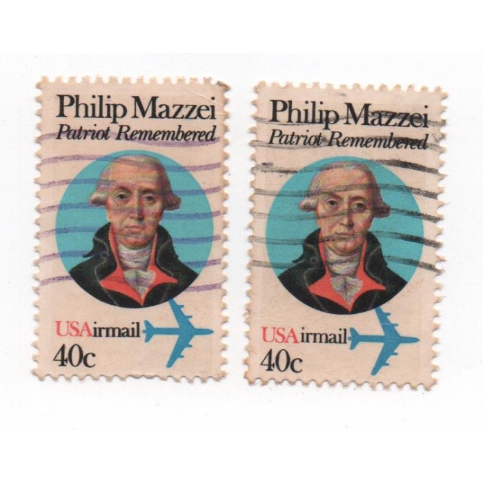 

Perangko Amerika Philip Mazzei 40c 1980