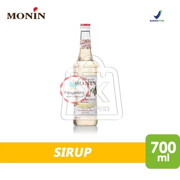 

Sirup Monin White Chocolate Syrup Rasa Coklat Putih (700ml) - FasyAnita Mart Denpasar