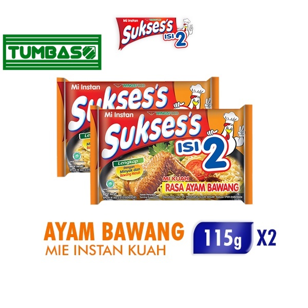 

Tumbaso Mie Suksess Ayam Bawang 2 x 115 gr