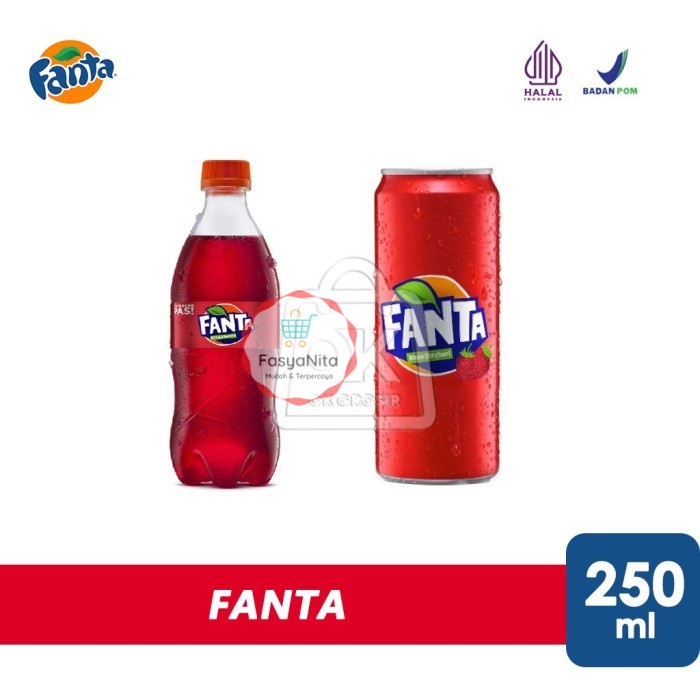 

Fanta Strawberry Minuman Soda Rasa Stroberi (250 ml) - Botol 250ml - FasyAnita Mart Denpasar