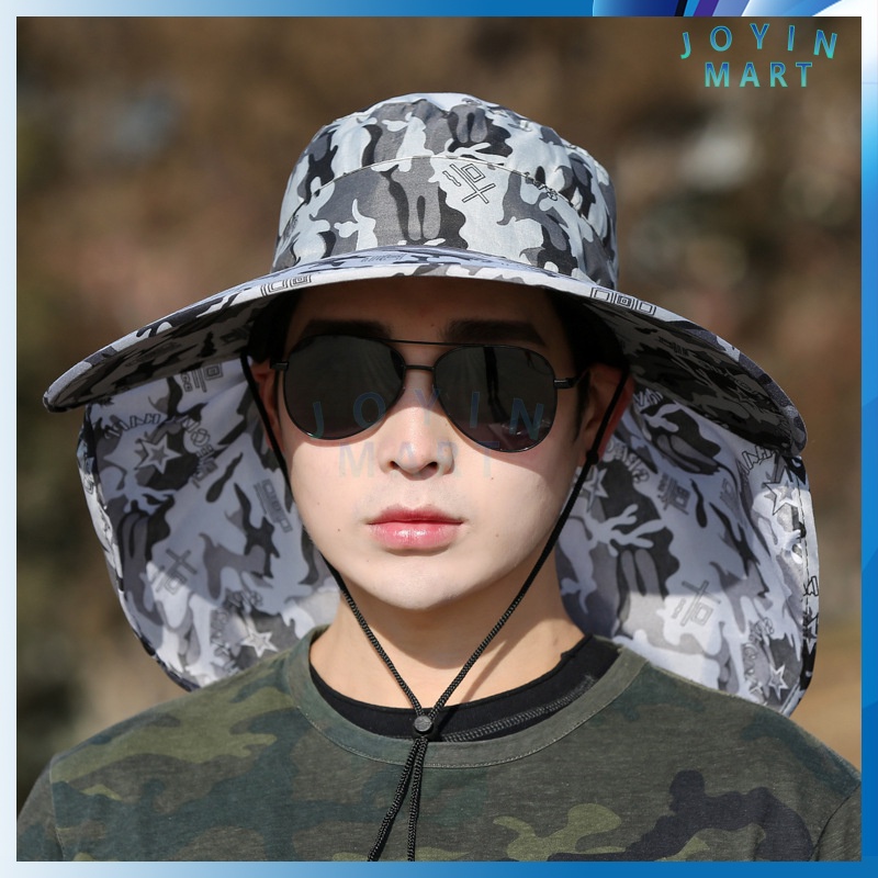 Topi Visor Lipat Anti UV Lebar / Topi Pantai Pria Import / Topi Pantai Cadar