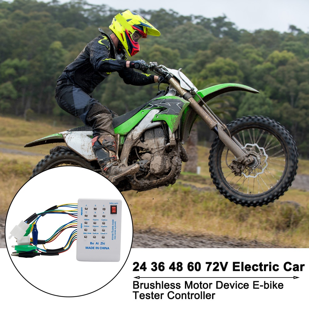 Lyn Tester Sepeda Listrik Controller Motor Bldc Brushless Alat Tes Kerusakan Kontroler Dinamo