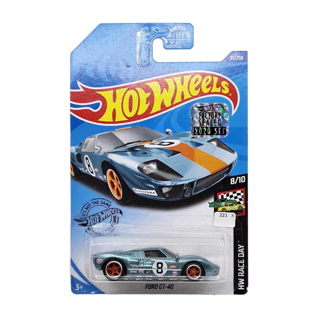 Hot Wheels Super Treasure Hunt Ford GT-40 Gulf FS 2020 - 221X - SA1
