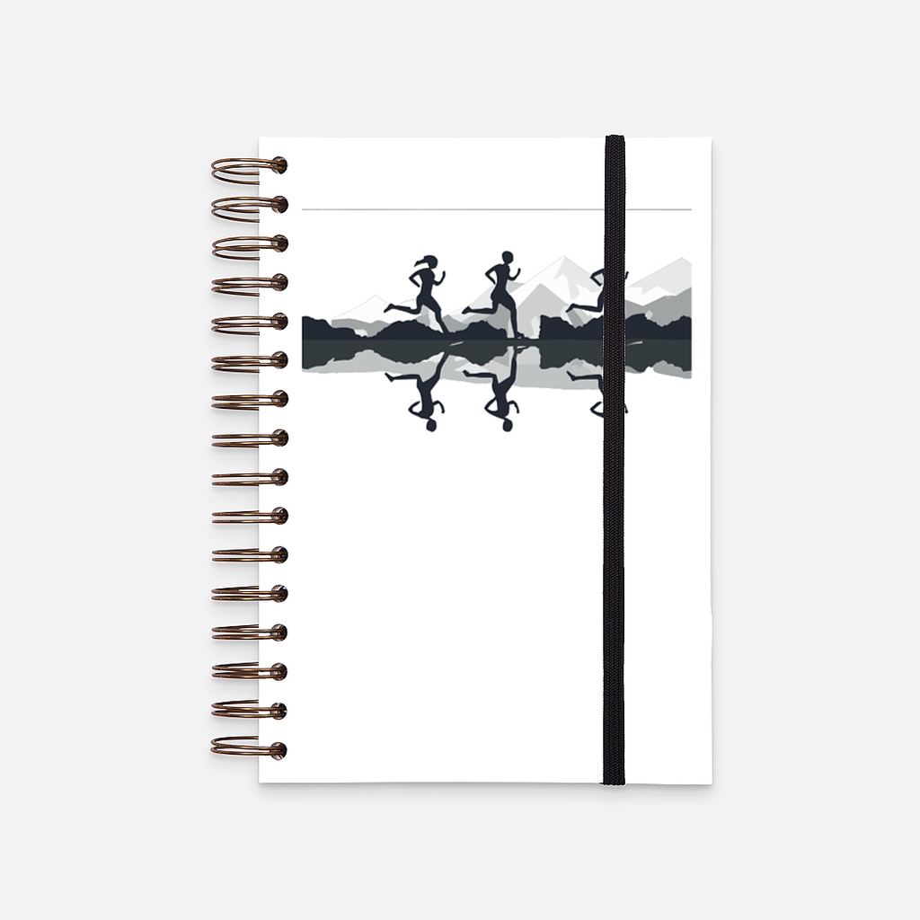 

Hard Cover Notebook Marathon Runner = Pelari Maraton