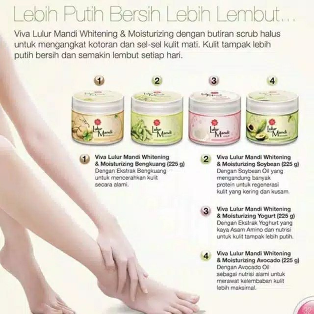 VIVA Lulur Mandi 225gr Viva lulur