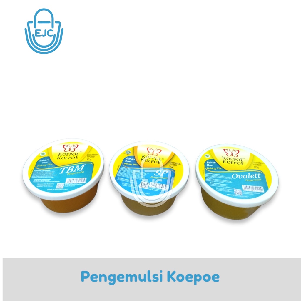 

Pengembang / Pengemulsi Kue SP TBM Ovalett Koepoe Kemasan Kecil 30gr