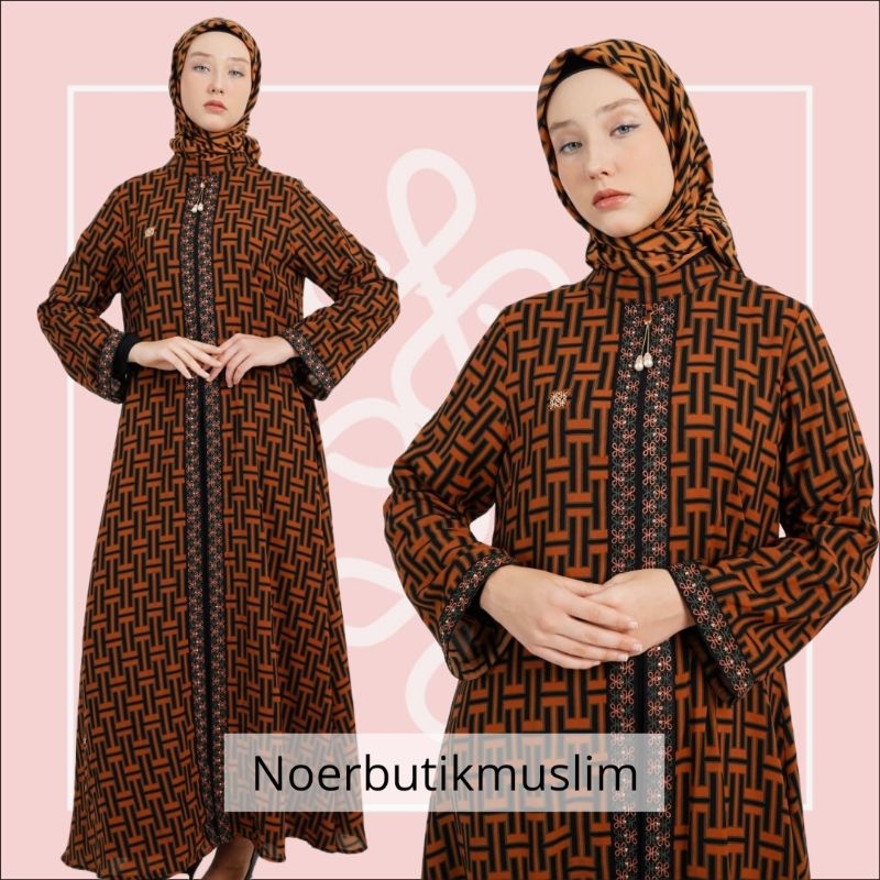 Hikmat Fashion Original A4833 / Abaya Hikmat  - noerbutikmuslim - Gamis lebaran - Gamis Mewah - Gamis Premium - Gamis Kondangan - Gamis terbaru - Gamis Pesta  -mandjha ivan gunawan - elzatta - le khari - tuneeca - muslim wanita
