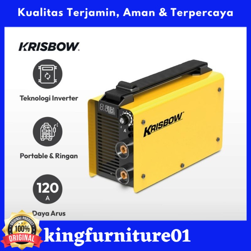 Krisbow Mesin Las Inverter 120a Vrsd12/Mesin Las