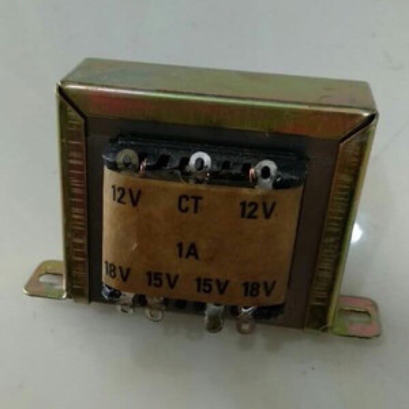 Trafo 1A Sanlin CT 12V - CT - 12V - 18V - 15V - 15V - 18V