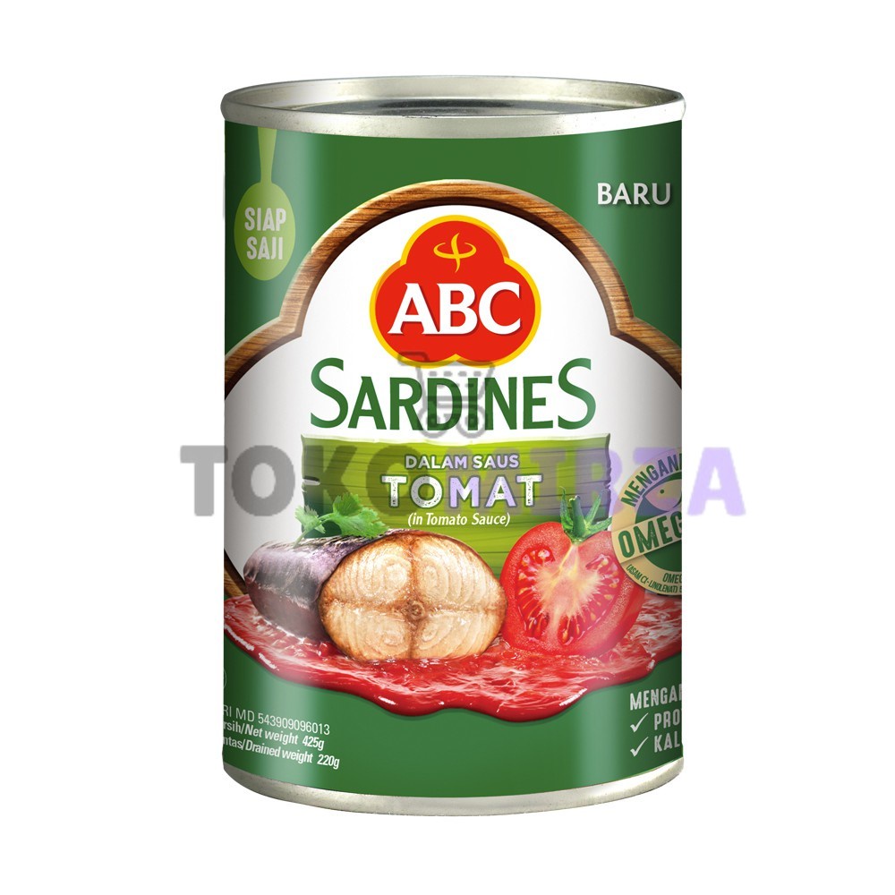 

ABC Sarden Saus Tomat 425 g ( 1 KARTON )