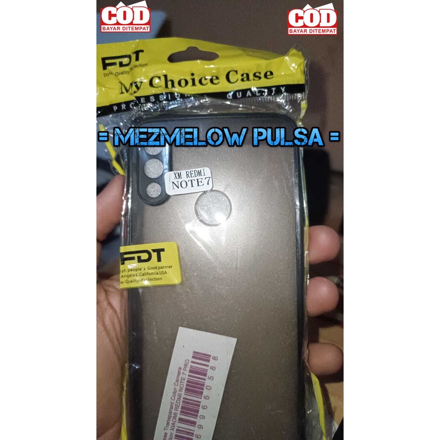 Hard case Hardcase Transparant Pelindung Kamera Casing XIAOMI REDMI NOTE 7 / REDMI NOTE 7 PRO