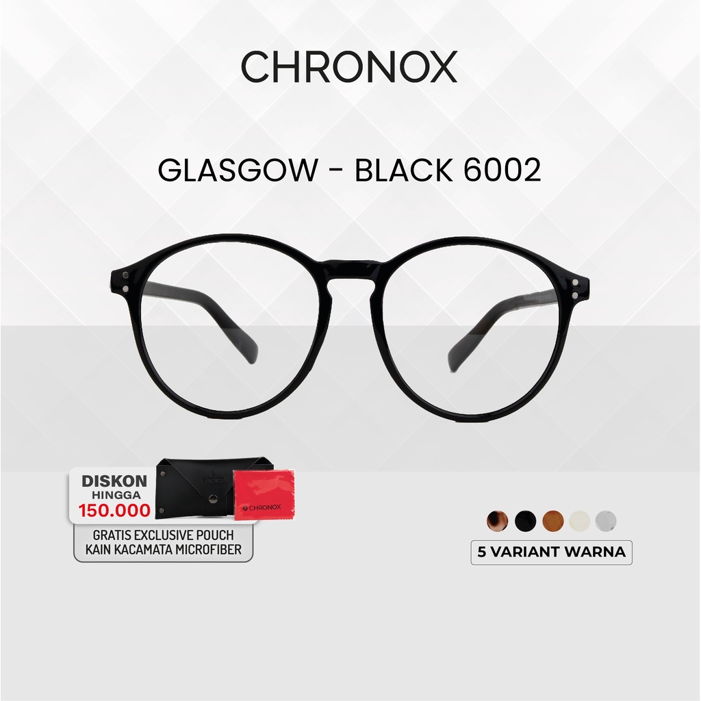 Chronox Kacamata Murah Glasgow 6002 Anti Radiasi Photochromic Pria Wanita