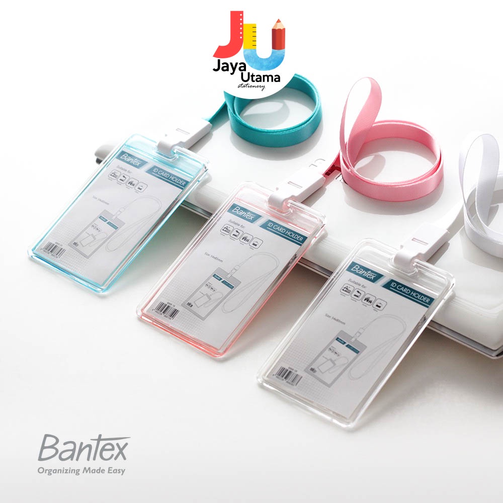 

Bantex Transparent ID Card Photocard Holder Lanyard Acrylic Toploader Portrait 8867 8868