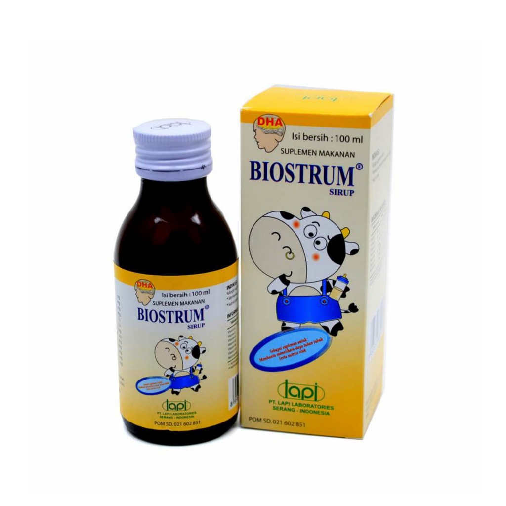 BIOSTRUM SIRUP 100 ML Penambah Nafsu Makan Anak / Suplemen Vitamin Anak//Multivitamin