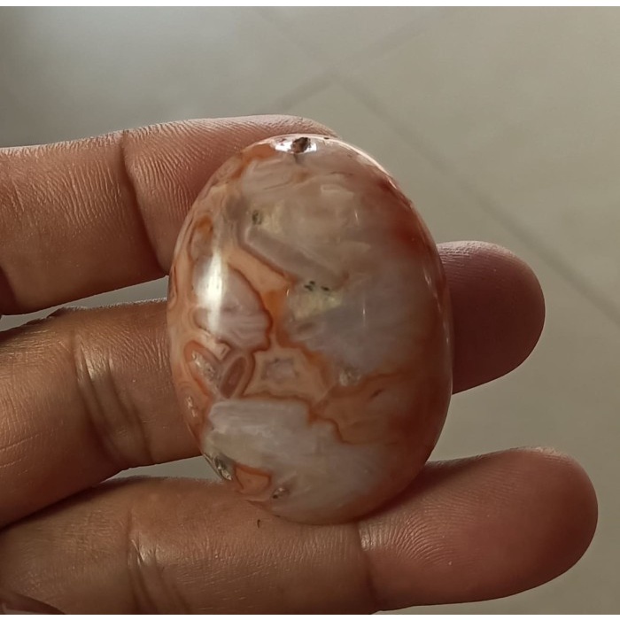 Natural Batu Akik Motif Gambar Antik Z Dendrit Huruf Angka Perak 153