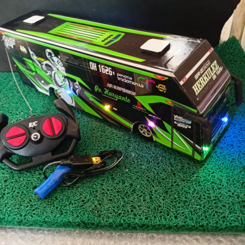 MINIATUR BUS REMOT TELOLET BASURI rc