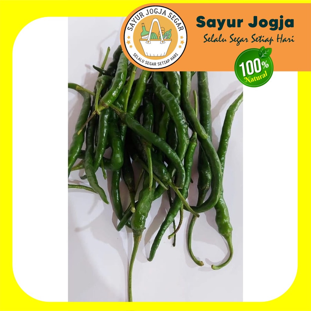 

CABE HIJAU KERITING 100 gram - Sayur Jogja