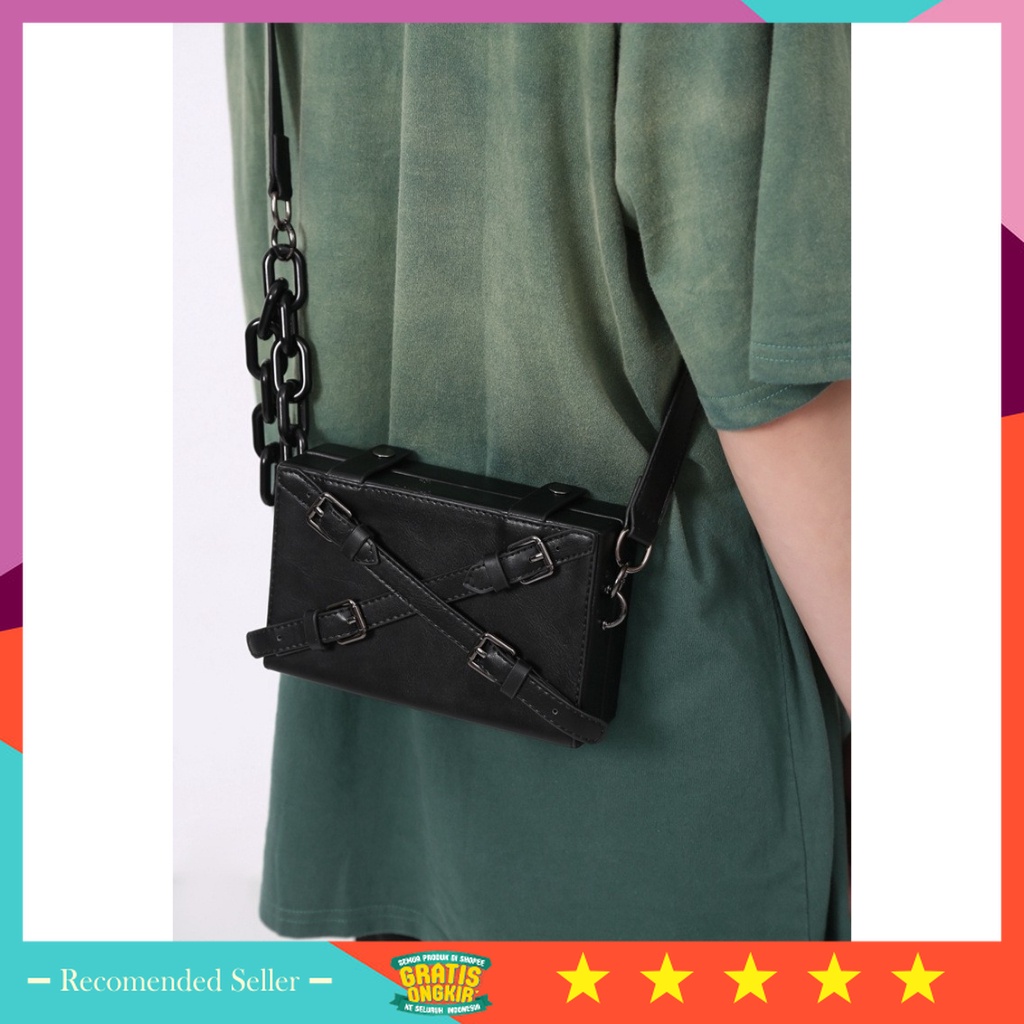 Selempang Murah Bahan Kuat Awet Premium Branded - LEATHER CONCEPT Tas Selempang Pria Kulit Tas Pria 