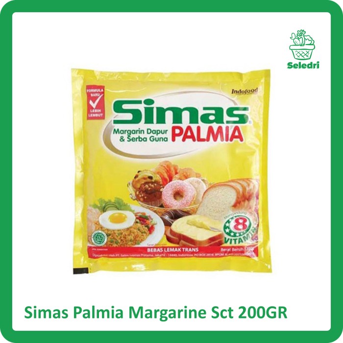 

Simas Palmia Margarine Sct 200 GR