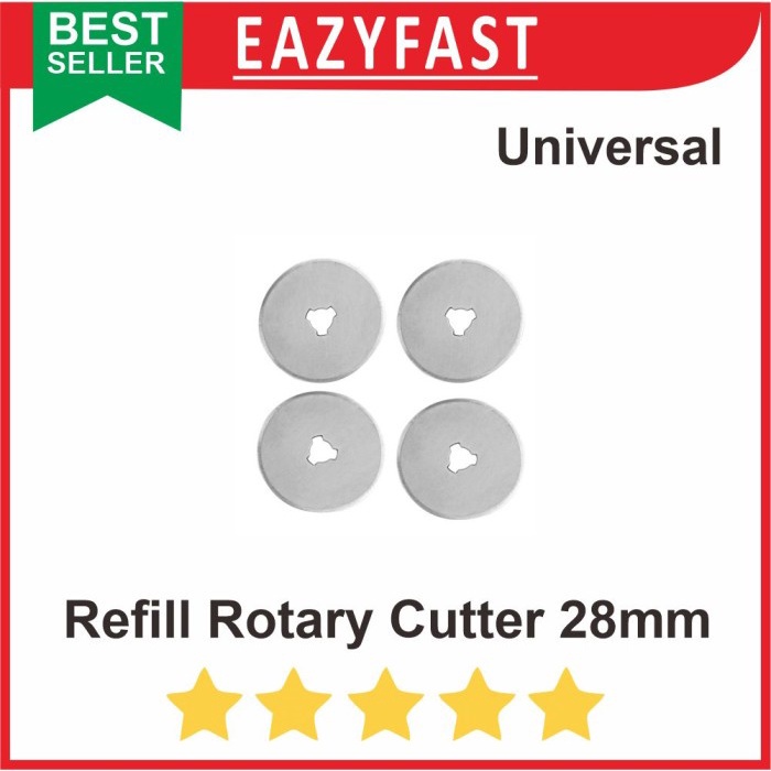 

Refill Isi Mata Rotary Cutter 28mm Kecil Kulit Vinyl Roda Putar