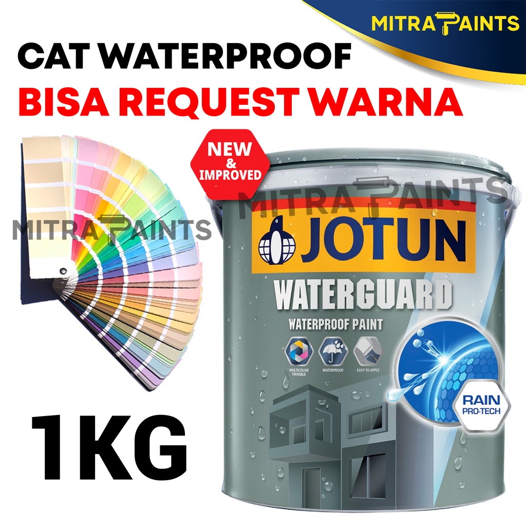 JOTUN WATERGUARD 1 KG / CAT TEMBOK JOTUN WATERPROOF / CUSTOM WARNA [PART 1]