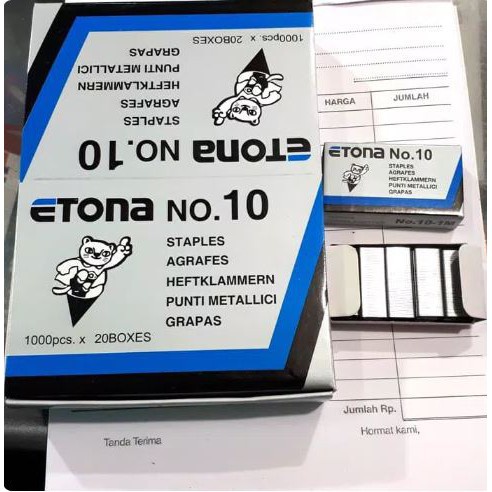 

[ PACK ] Isi Stapler - Hekter Kecil / Staples ETONA No. 10 [ MS ]