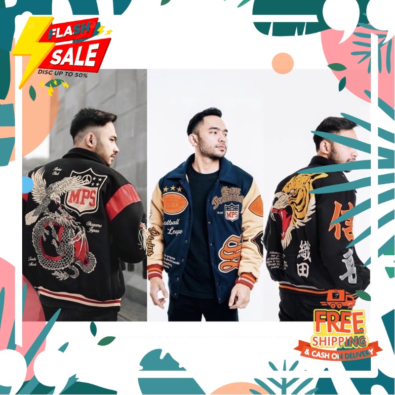 PROMO SALE 11.11 STYLE OUTFIT TERBARU //JAKET VARSITY JAKET BASEBALL PRIA WANITA JAKET RACING PRIA W