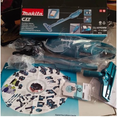 Mesin Vacum Cleaner Cordless Baterai Makita CL107 CL 107