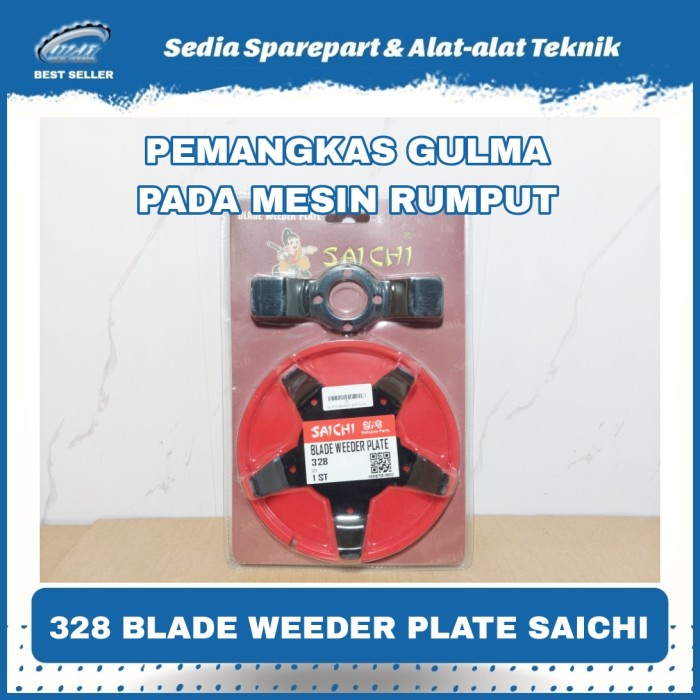 BLADE WEEDER PLATE 328 PISAU MATUN MESIN RUMPUT MERK SAICHI