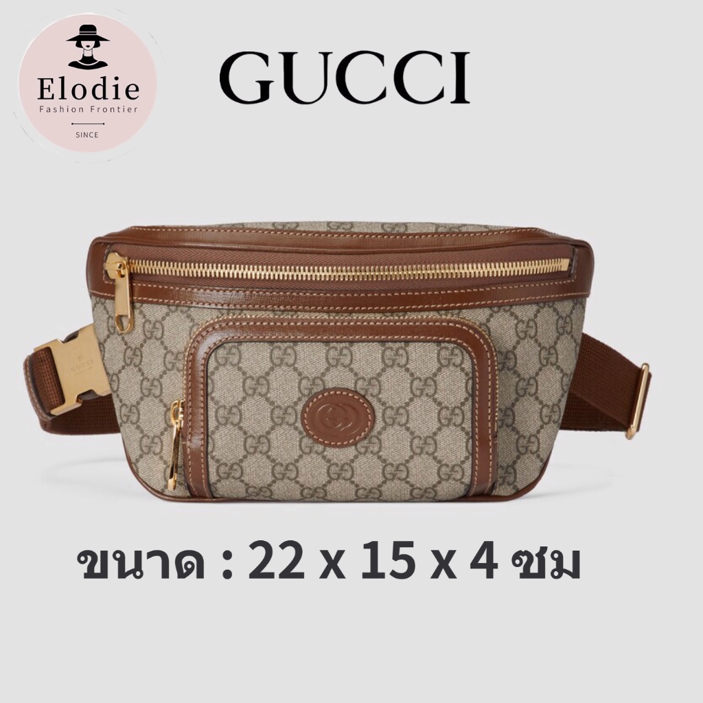 Gucci New Men's Gucci Classic Waist Bag Shipping from France/Big GG Waist Bag