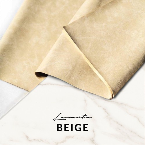 LAURENTIA Kulit Jok Synthetic Oscar Sofa Kursi Bercak Lembut  - Beige