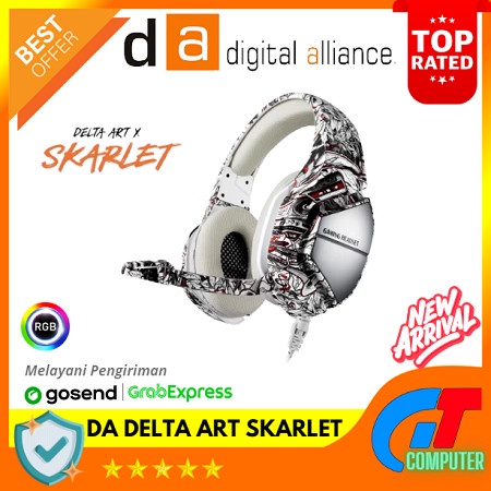 Digital Alliance Headset Gaming Delta Art X Skarlet
