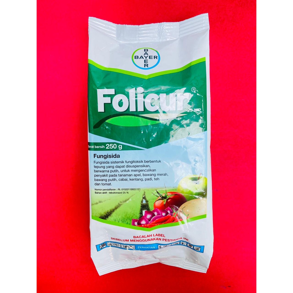 Fungisida FOLICUR 25wp isi 250gr dari BAYER pengendali penyakit jamur