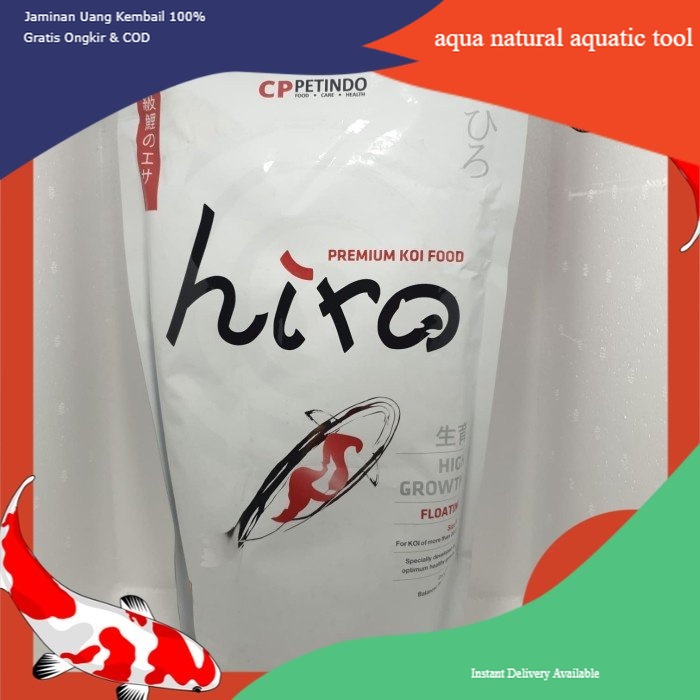 HIRO HIGH GROWTH pelet ikan koi bagus dan murah terbaik