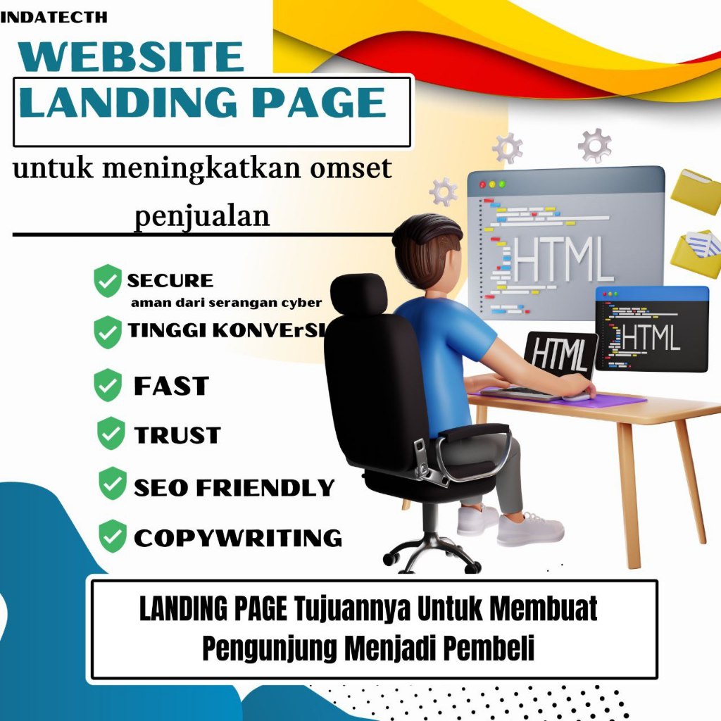 LANDING PAGE WEBSITE Toko Online |website sekolah |HTML |