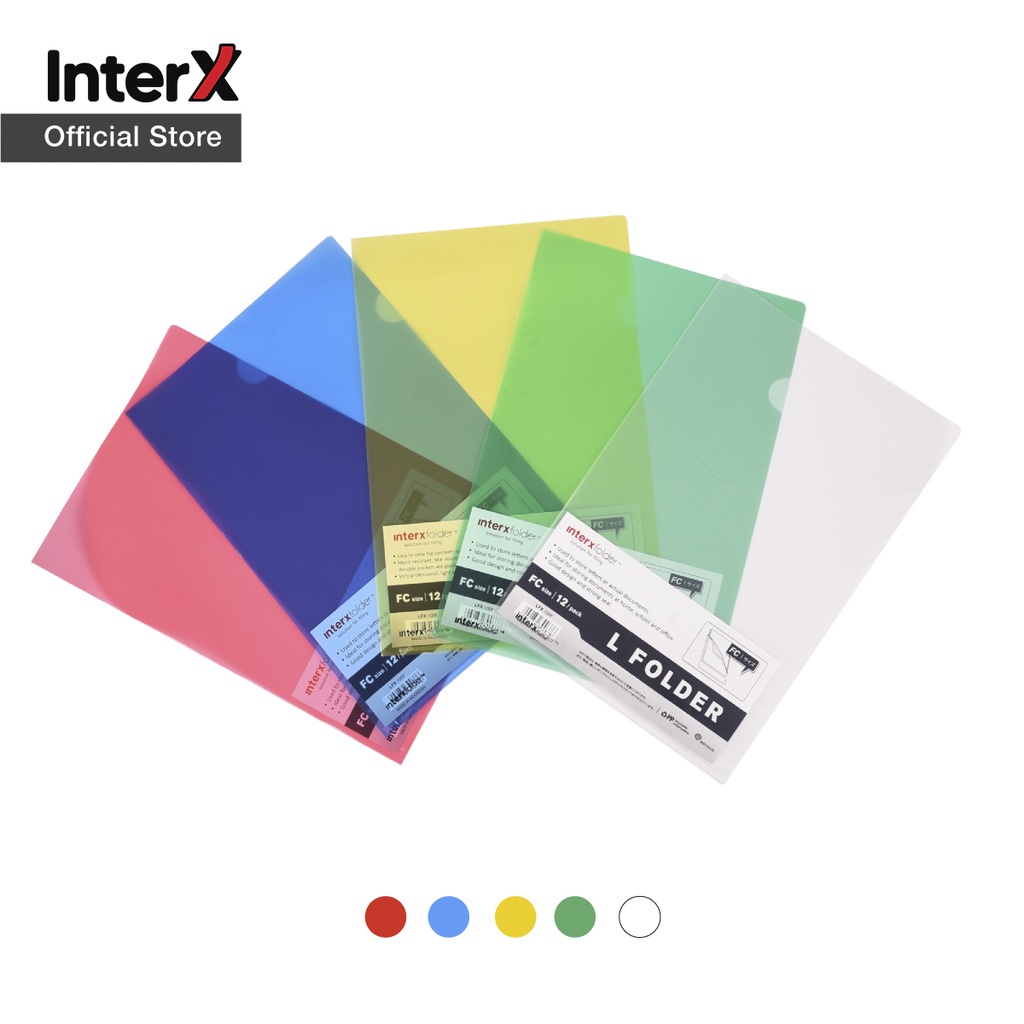 

InterX Map L (L Folder FC) - Map Plastik Clear Sleeve