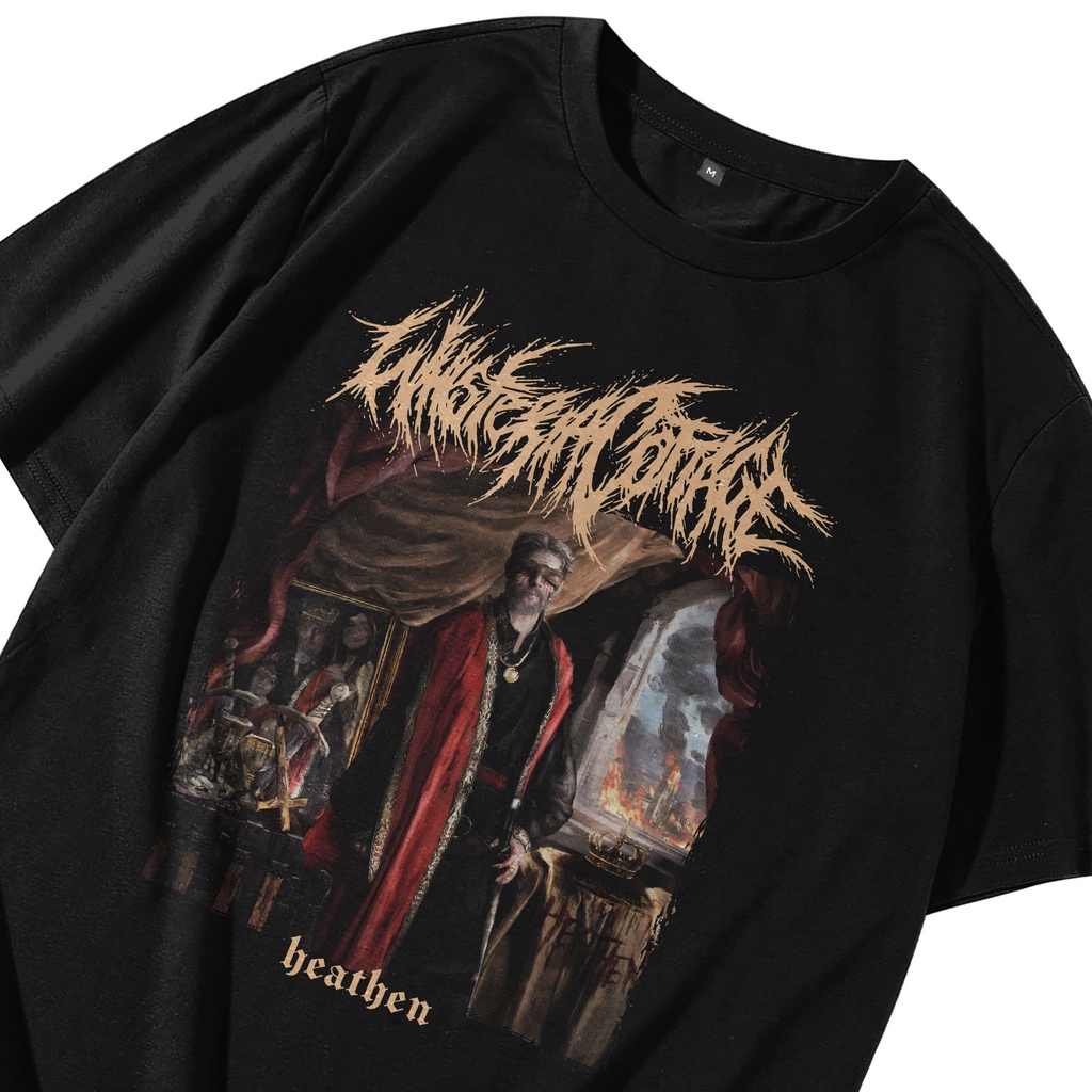Kaos Melodic Deathcore / Baju Metal / T Shirt Metal Whisteria Cottage Vol 977