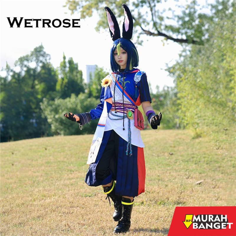handmade super detail- 【Wetrose】Genshin Impact Sumeru Tighnari Cosplay Costume Light Line Game Anime