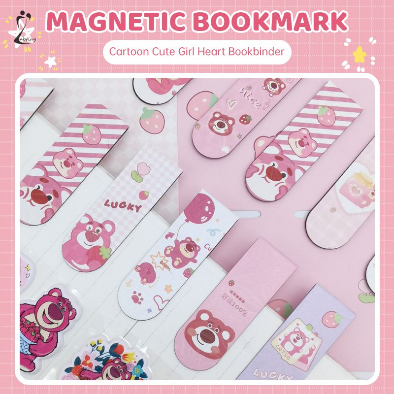 

Siswa Bookmark Kreatif Kartun Klip Buku Magnet Bookmark Magnetik Z