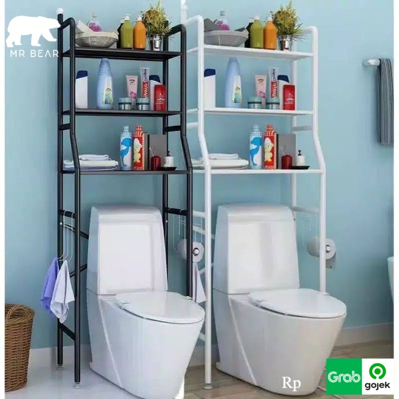 Rak Kamar Mandi Serbaguna Rak Sabun Rak Toilet Organizer Storage Rack Rak Kamar Mandi/ Rak Sabun Kam