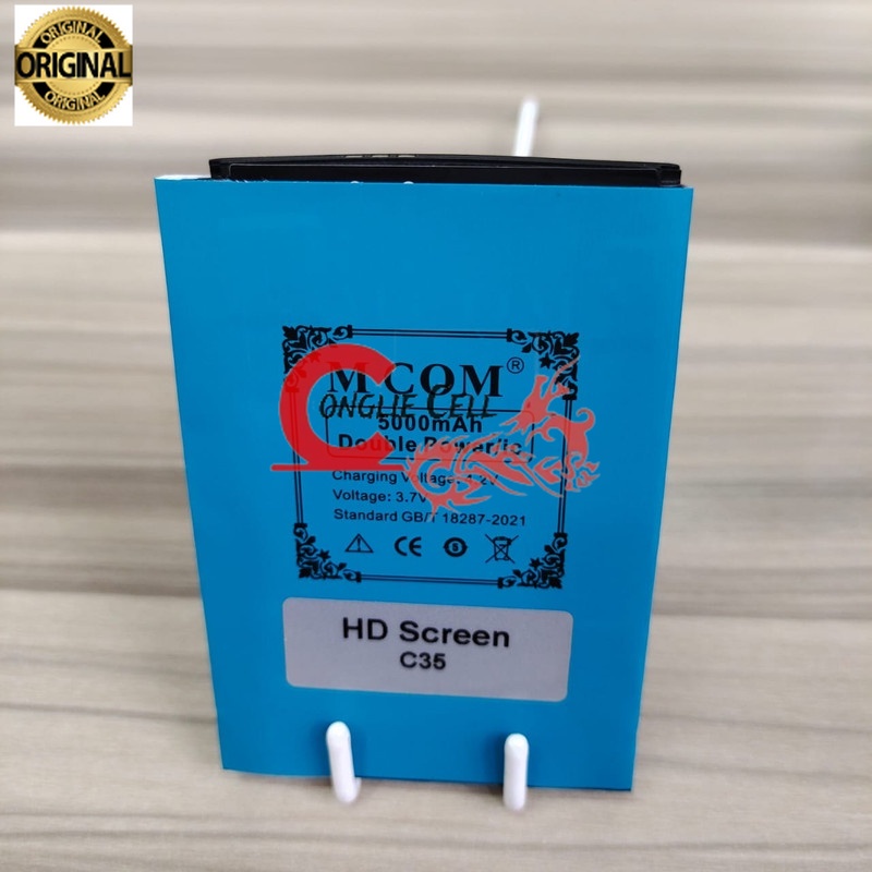 Battery Batere Batre Baterai Double Power Mcom HP Android HD Screen C35