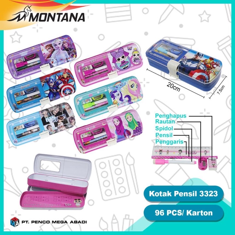 

kotak pensil B3323 tingkat