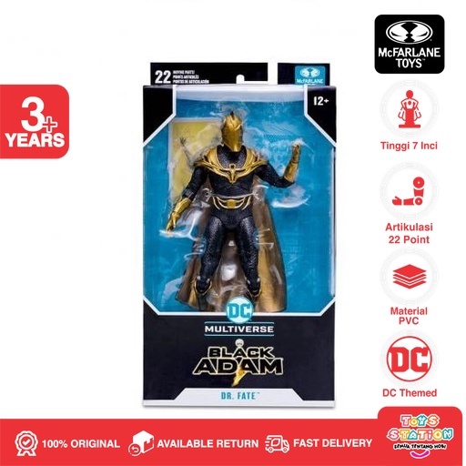 Action Figure Mcfarlane Black Adam Dr.Fate Original