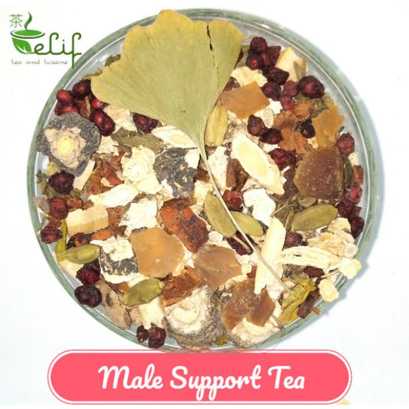 

COD ELIF TEA Male Support Tea : Epimedium leaf, Herba Cistanche, Ginseng, Ginkgo