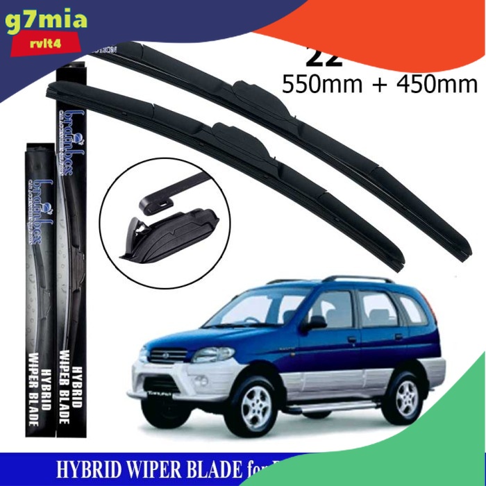 HIGH QUALITY Hybrid Wiper Blade Daihatsu Taruna Wiper Kaca Mobil Karet