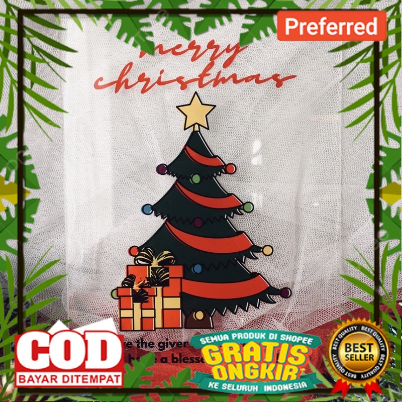 

Acrylic Akrilik Custom Hamper Natal Christmas Hampers Kado Natal// Kostum Natal / Tahun Baru / HARBOLNAS / PROMO 12.12